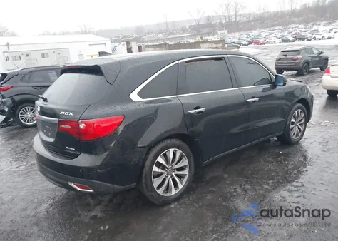 2016 Acura Mdx Technology Acurawatch Plus Packages/Technology Package from USA, damaged, VIN 5FRYD4H46GB049476